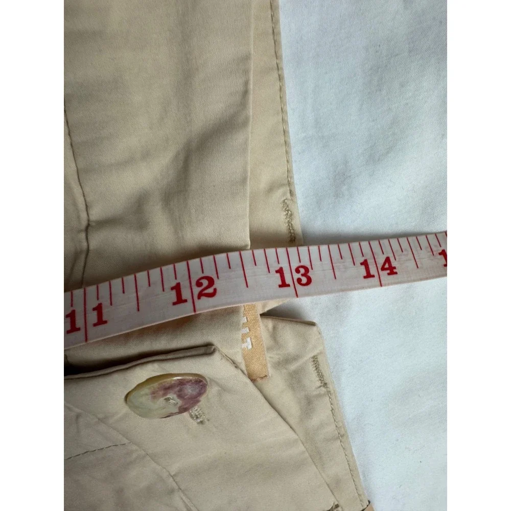 Kut from the Kloth Elisa High Rise Super Wide Leg Pants Sand Beige Size 6 - Picture 12 of 16